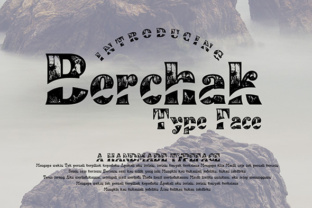 Berchak and Berchak: Decorative Font for Bold Designs