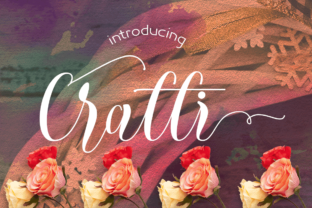 Cratti Font by Meutuwah: A Handwritten Typeface with Nearly 440 Unique Glyphs