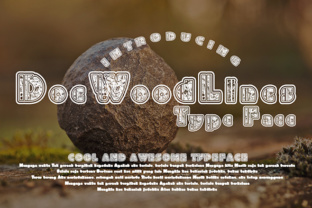 DoeWoodLines: A Handcrafted Font That Brings the Grain into Digital Design