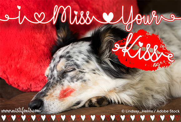 I Miss Your Kiss: Typographic Symbols for Creative Expression