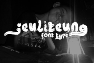 Jeuliteung: A Rough Brush Font for Design That Speaks