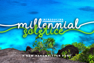 Millennial Solstice: A Cursive Handwritten Font for Authentic Digital Expression