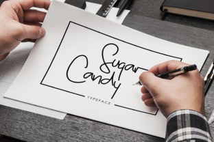 Sugar Candy: A Playful Monoline Typeface Inspired by Timeless Handwriting