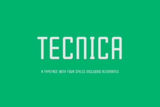 Tecnica Family: A Modular Sans Serif Built for Headlines and Short Text