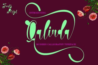 The Elegant Allure of Qalinda: A Calligraphic Font That Defines Character
