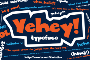 Yehey: A Playful Sans Serif Font with Global Character Support